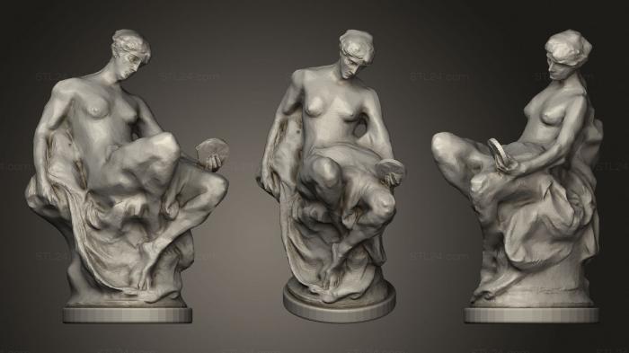 Statues antique and historical (Memory, STKA_1653) 3D models for cnc